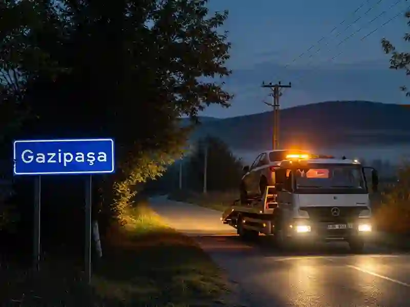 Gazipaşa oto çekici foto Gazipaşa oto çekici aracı